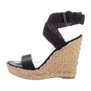 Stuart Weitzman Leather Espadrilles